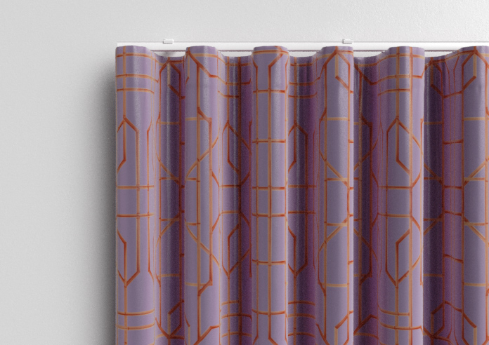 Bamboo Candy, Red Lilac - Made To Measure Curtains - Image 13